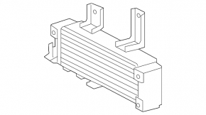 Lexus RX450h 10-15 bare transmission cooling radiator