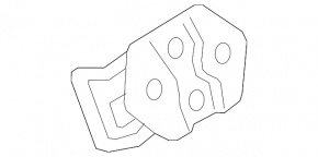 Tailgate lock bracket BMW X2 F39 18-23