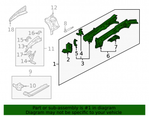 Subaru Outback 10-14 Front Right Quarter