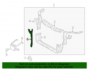 Toyota Avalon 13-18 Hood Lock Bar