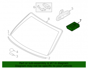 Rain Sensor Mini Cooper Countryman R60 10-16