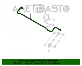 Rear stabilizer Chrysler 300 11-13