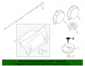 Nissan Ariya 23-25 Subwoofer Mount