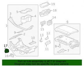 Seat Heating Buttons Left GMC Terrain 18-