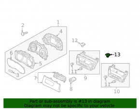 Right side lower front panel trim for Hyundai Elantra AD 19-20, black, scratched