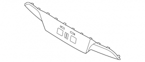 Rear Bumper Lip Cover for Hyundai Sonata 20-22 US SE Number