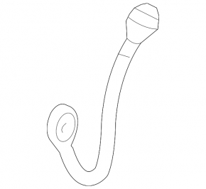 Brake hose rear right Lexus GS300 GS350 GS430 GS450h 06-11