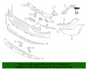 Kia EV6 22-24 right rear bumper reflector