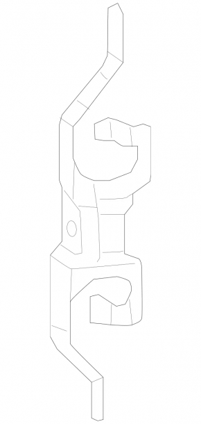 Front left brake pad retaining bracket for Mercedes GLC 16-22, 360mm, AMG pack, complete set