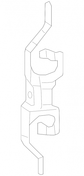 Front left brake pad retaining bracket for Mercedes GLC 16-22, 360mm, AMG pack, complete set