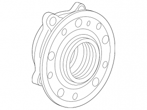 Front right hub Mercedes W167 GLE 350 20-26 RWD
