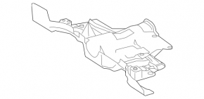 Rear subframe guard for Mercedes H247 GLA 20-26 AWD