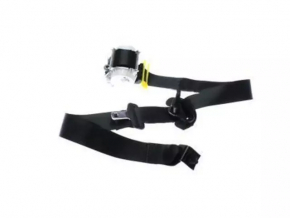 Rear left seat belt Ford Explorer 11-15 prerest, dark brown
