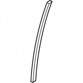 Glass guide front left Ford Transit Connect MK2 13-23 long