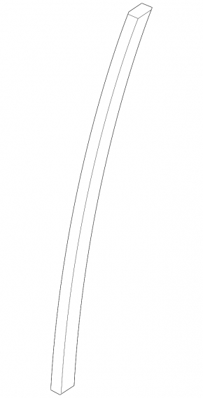 Glass guide front left Ford Transit Connect MK2 13-23 long