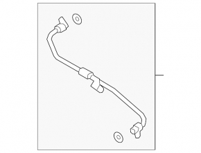 Ford Edge 19-24 2.0T Turbocharger Cooling Pipe