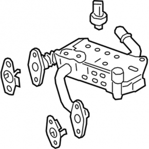 EGR Valve Cooler Ford Explorer 20- 2.3T