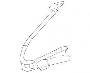 Right headlight washer nozzle for Land Rover Range Rover 18-21 rest.