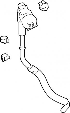 Fuel Vapor Purge Valve Infiniti Q50 16-20 3.0T with Tube