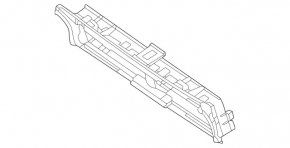 Right front bumper lower grille duct Mercedes W167 GLE 350 450 20-23 AMG pkg