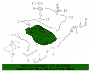 Fuel tank Infiniti QX30 17-