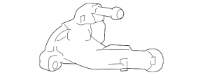 Cooling system flange Honda HR-V 16-22 small