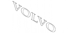 Emblem inscription VOLVO tailgate Volvo XC90 16-22