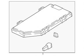 Honda Accord 18-22 underhood fuse box cover