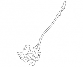 Door closer rear left BMW 5 G30 17-23