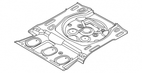 Audi Q3 83A 19-25 trunk trough