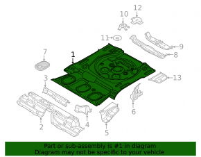 Audi Q3 83A 19-25 trunk trough