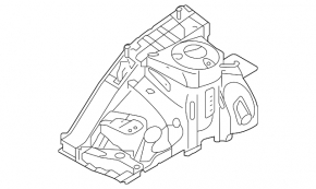 Front right quarter panel for Hyundai Sonata 16-17 hybrid