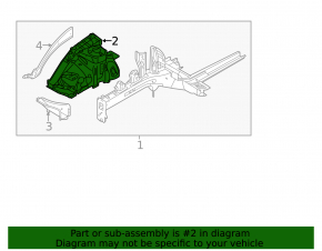 Front right quarter panel for Hyundai Sonata 16-17 hybrid
