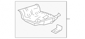 Trunk trough Honda Accord 13-17 hybrid