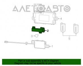 Antenna Keyless Chrysler 300 11-22