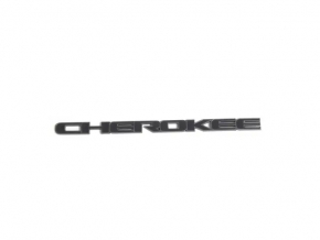 Cherokee emblem inscription front left door Jeep Cherokee KL 19-22 gray