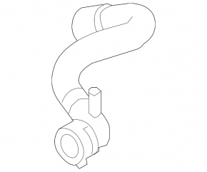 Upper cooling pipe VW Touareg 11-15 3.0 hybrid