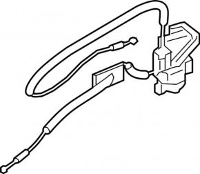 Infiniti QX50 19-25 rear right door lock
