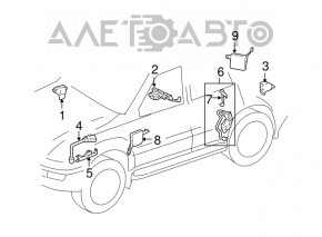 Lexus GX470 03-07 Acceleration Sensor