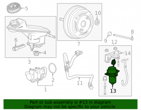 Vacuum pump Buick Encore 17-19