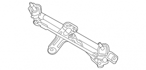 Windscreen wiper linkage with motor for Hyundai Santa FE 21-23