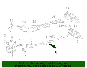Mercedes A-class V177 19-22 rear center tunnel strut