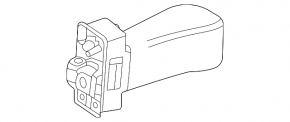 Rear left door limiter Mercedes X247 GLB 20-26