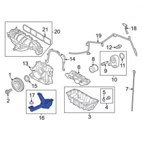 Oil receiver for Ford Escape 13-19 1.6T 1.5T