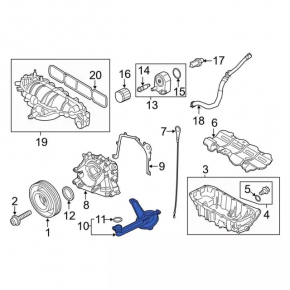 Oil receiver for Ford Escape 13-19 1.6T 1.5T