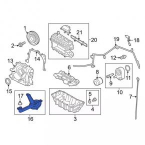 Oil receiver for Ford Escape 13-19 1.6T 1.5T