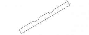 Rubber seal for Mazda CX-5 trunk door 17- upper, on the door