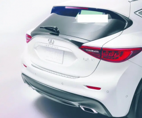 Infiniti QX30 17-19 chrome rear bumper trim