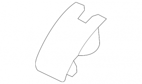 Isofix rear seat cover for the second row of the Land Rover Range Rover Velar 18-23, black