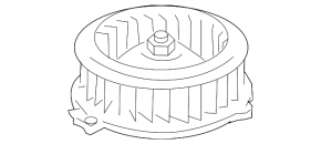 Mitsubishi Galant 04-05 heater fan motor